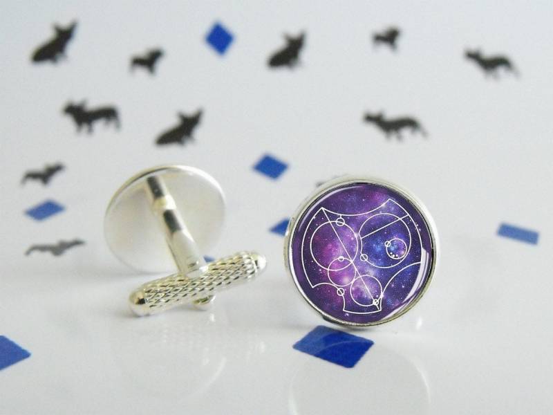 Dr. Who - Ich Liebe Dich Auf Gallifreyisch Manschettenknöpfe Geschenk Für Ihn Hochzeit Geek Herrenschmuck von LittlePopBoutique