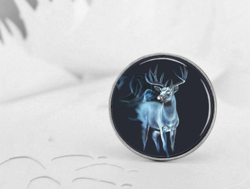 Patronus-Ring Nach Wahl - Verstellbarer Cabochon-Ring Bücherwurm-Geek-Geschenk Zauberer Hexe Totemtier Verteidiger von LittlePopBoutique
