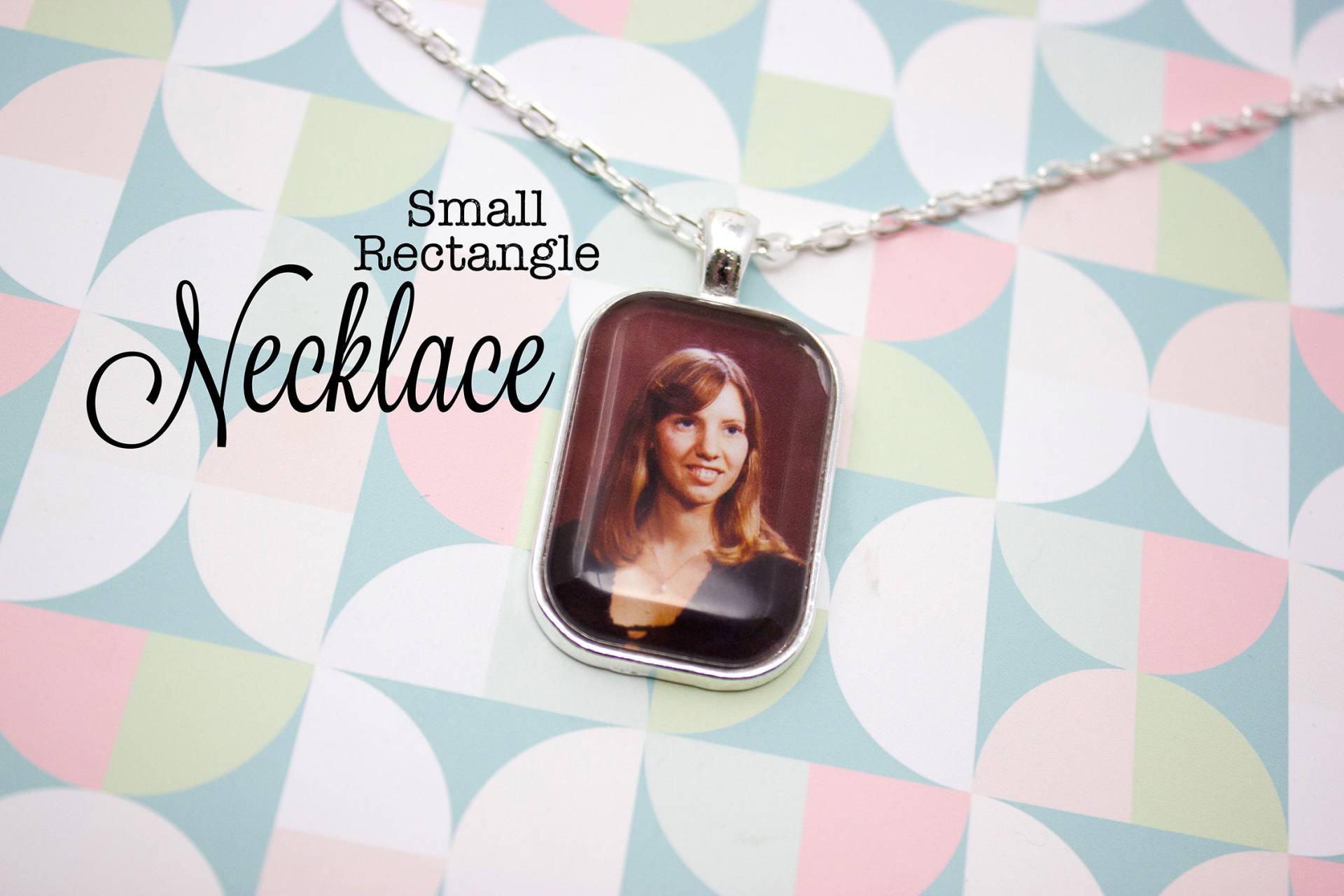 Personalisierte Fotokette - Fotoschmuck Silberne Personalisierter Fotoanhänger Bild Halskette 20 X 30 Mm Rechteck Personalisierte Fotokette - Fotoschmuck Silberne Personalisierter Fotoanhänger Bild Halskette 20 X 30 Mm Rechteck von LittlePurpleCrab