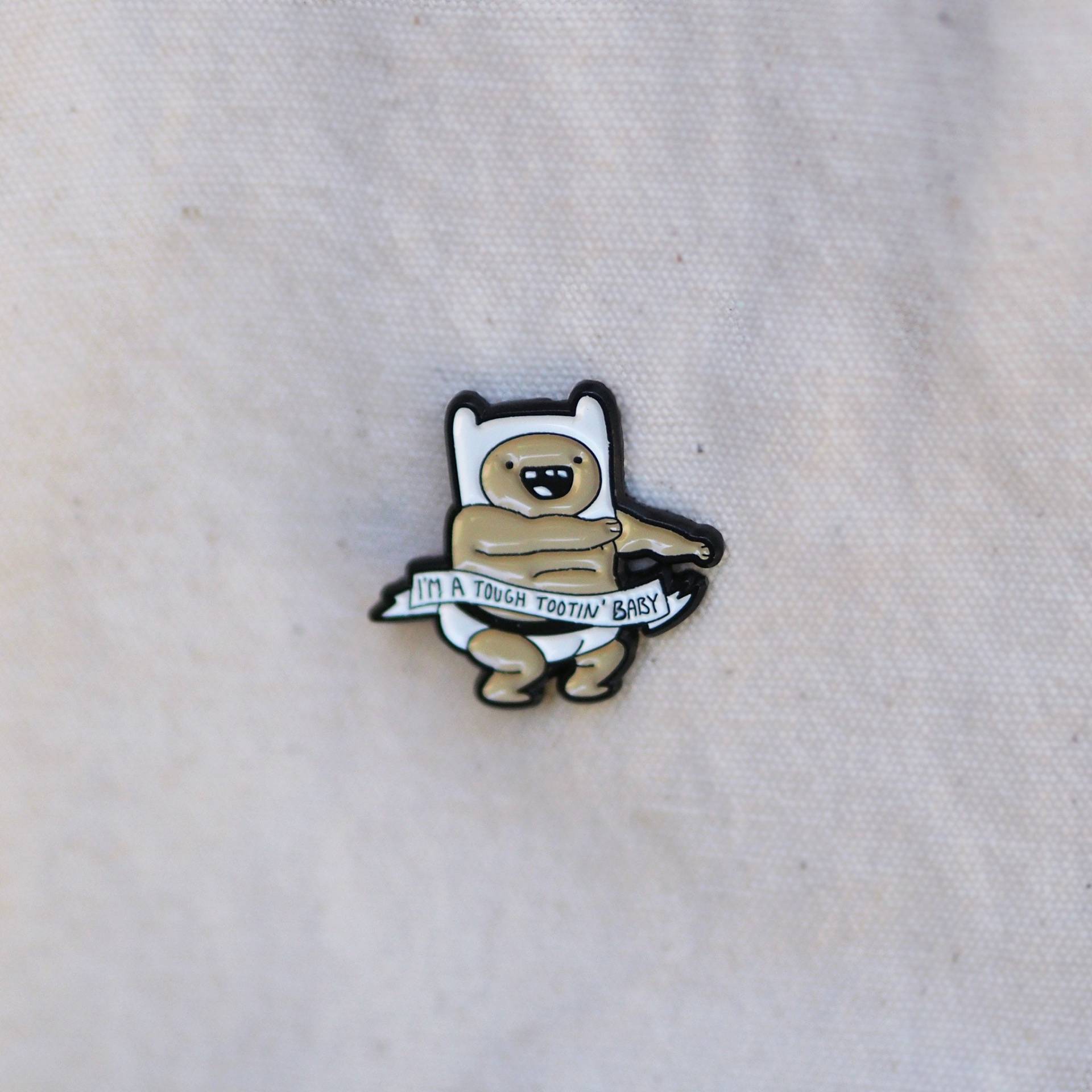 Baby Finn Adventure Time Soft Enamel Pin - Tough Tootin Baby Finn Adventure Time Soft Enamel Pin - Tough Tootin von LittleSeekerPins