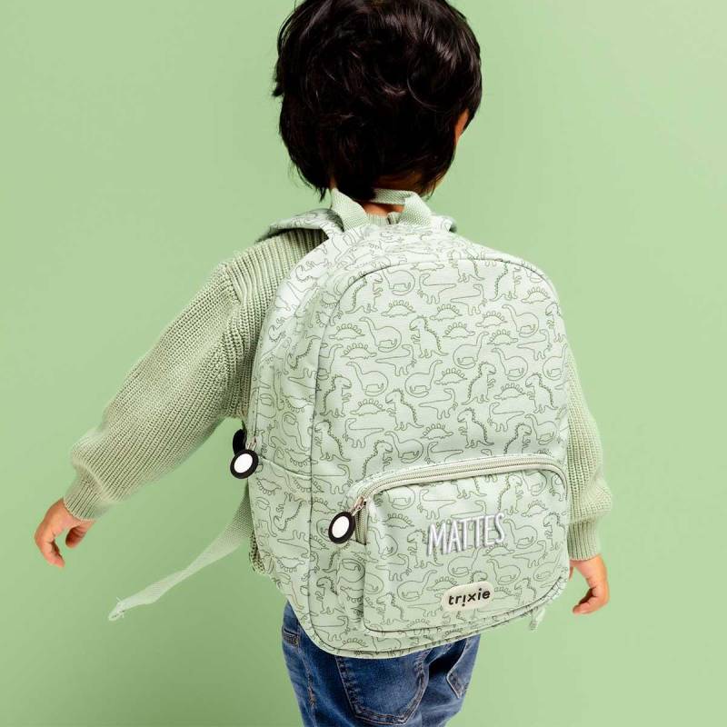 Kinderrucksack Dino-Print Mit Namen Personalisierbar, Rucksack Kindergarten Dino, Trixie, Geschenk Kita Einschulung Kinderrucksack Dino-Print Mit Namen Personalisierbar, Rucksack Kindergarten Dino, Trixie, Geschenk Kita Einschulung von LittleStarsGeschenke
