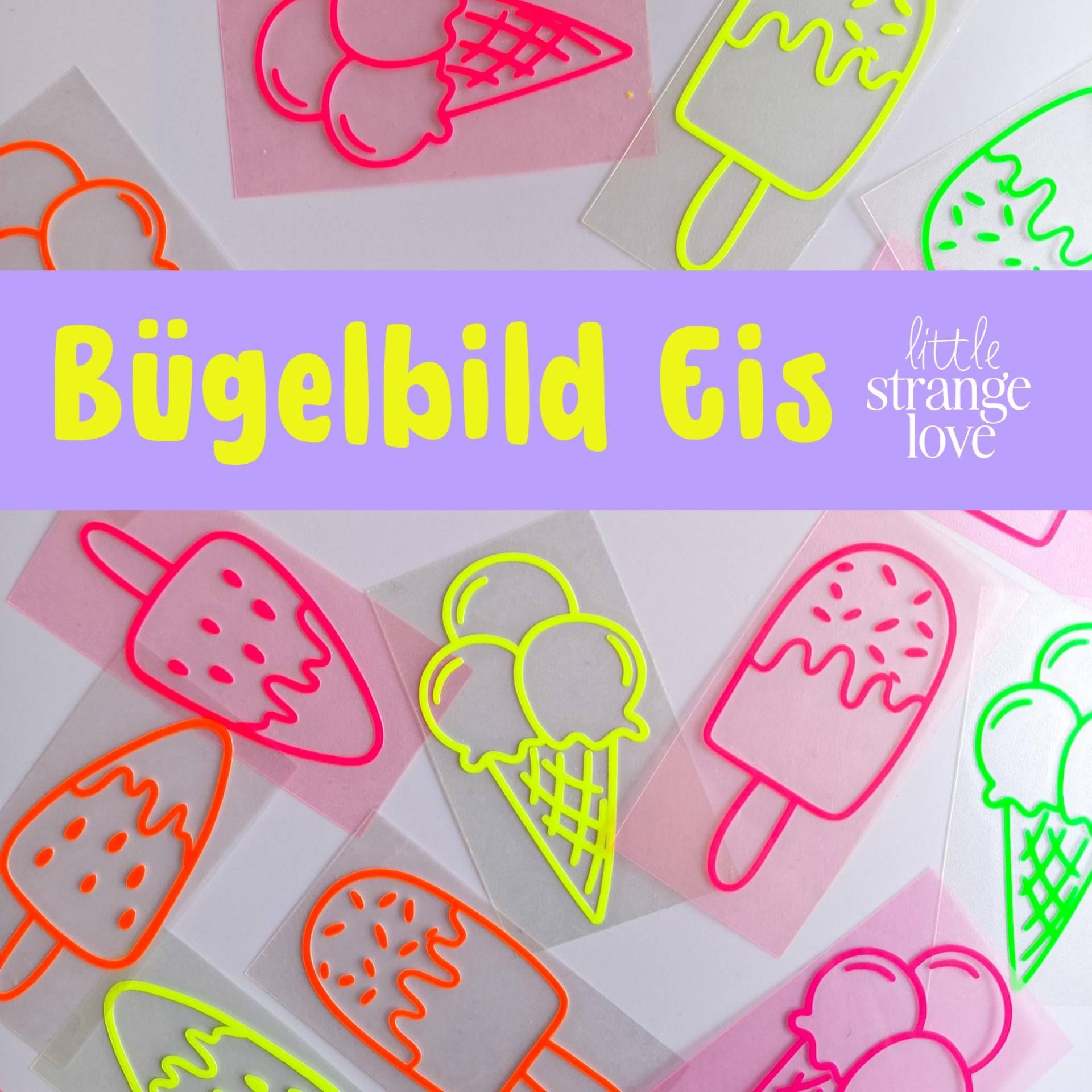 Bügelbild Aufnäher Patch Plott | Eis Sommer Kind Kleidung Bedrucken T-Shirt Selber Machen Upcycling Idee Einschulung Neon Bügelbild Aufnäher Patch Plott | Eis Sommer Kind Kleidung Bedrucken T-Shirt Selber Machen Upcycling Idee Einschulung Neon von LittleStrangelove