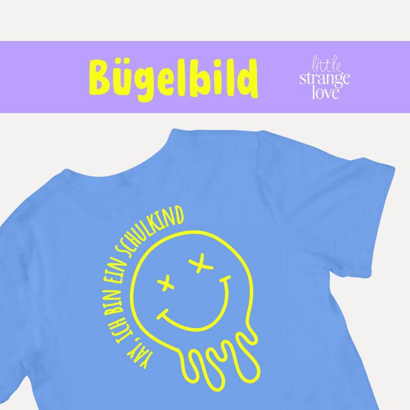 Bügelbild Aufnäher Patch Plott | Schulkind Schulanfang| Kind Kinder T-Shirt Selber Machen Melting Smily Einschulung Neon Bügelbild Aufnäher Patch Plott | Schulkind Schulanfang| Kind Kinder T-Shirt Selber Machen Melting Smily Einschulung Neon von LittleStrangelove