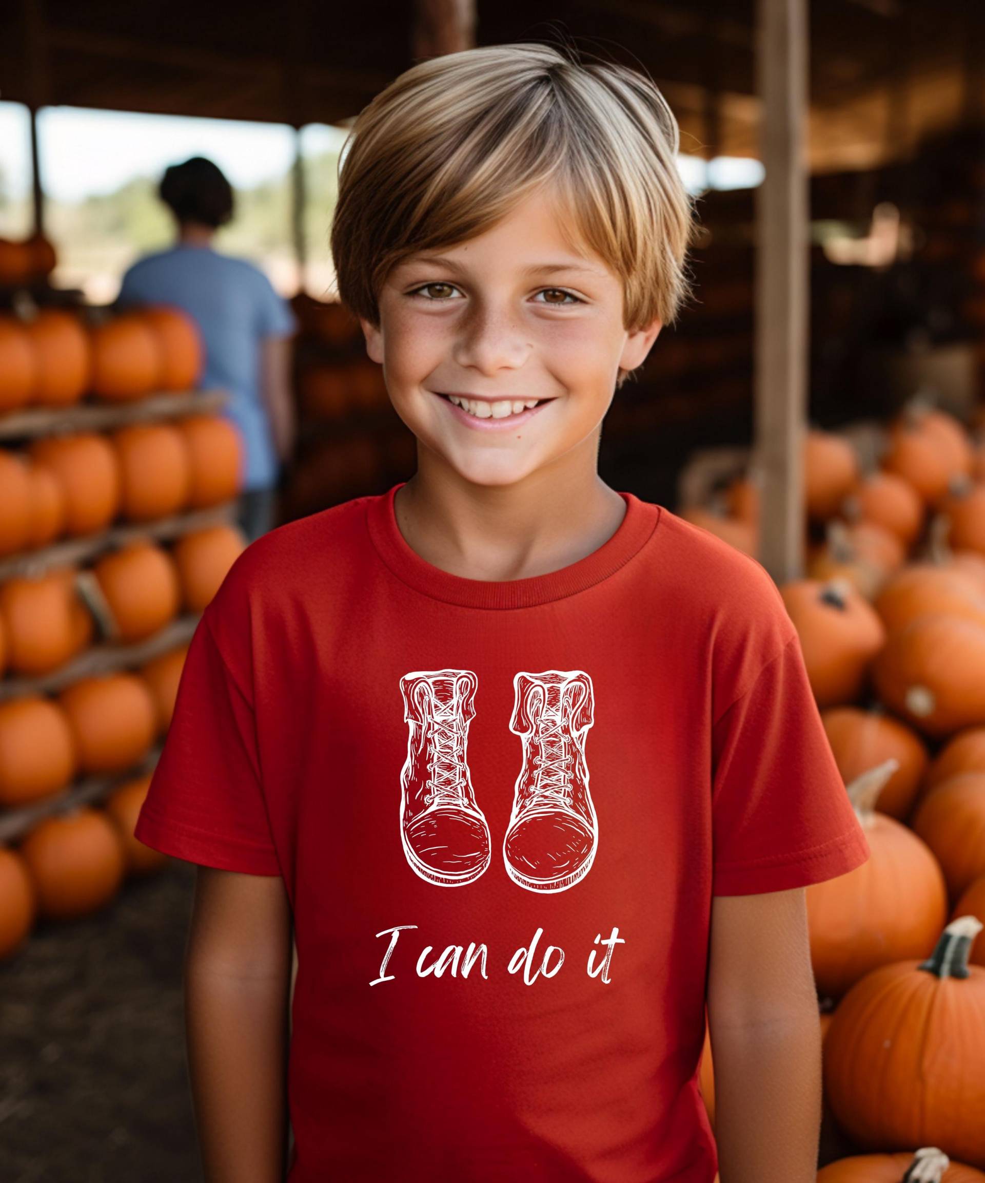 Ich Kann Es Tun Kinder T-Shirt | Motivierende Wanderstiefel Selbstbewusstes Shirt Für Adventure L Outdoor Wandern Geschenk von LittleSummitShop