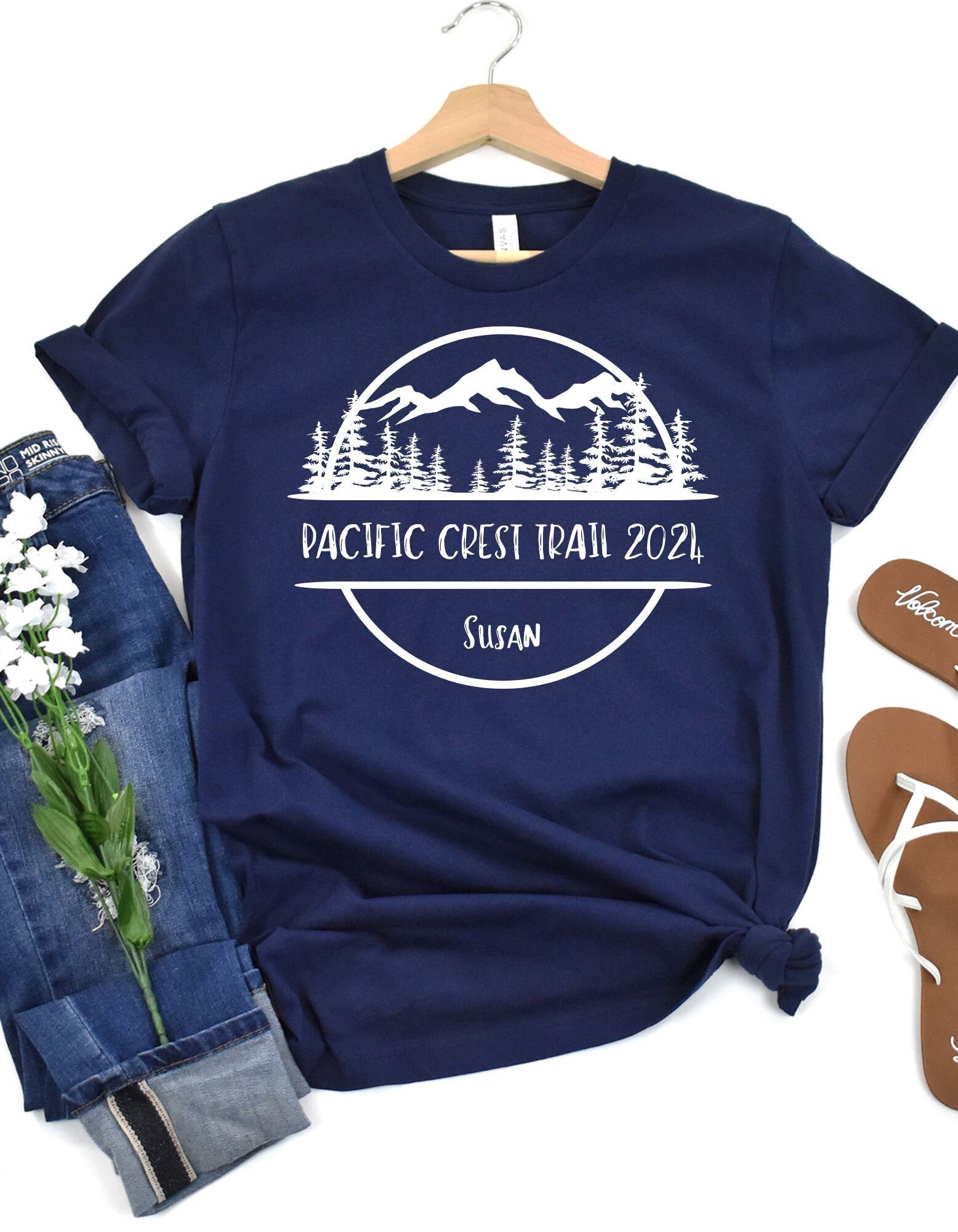 Personalisiertes Wandershirt - Pacific Crest Trai von LittleSummitShop