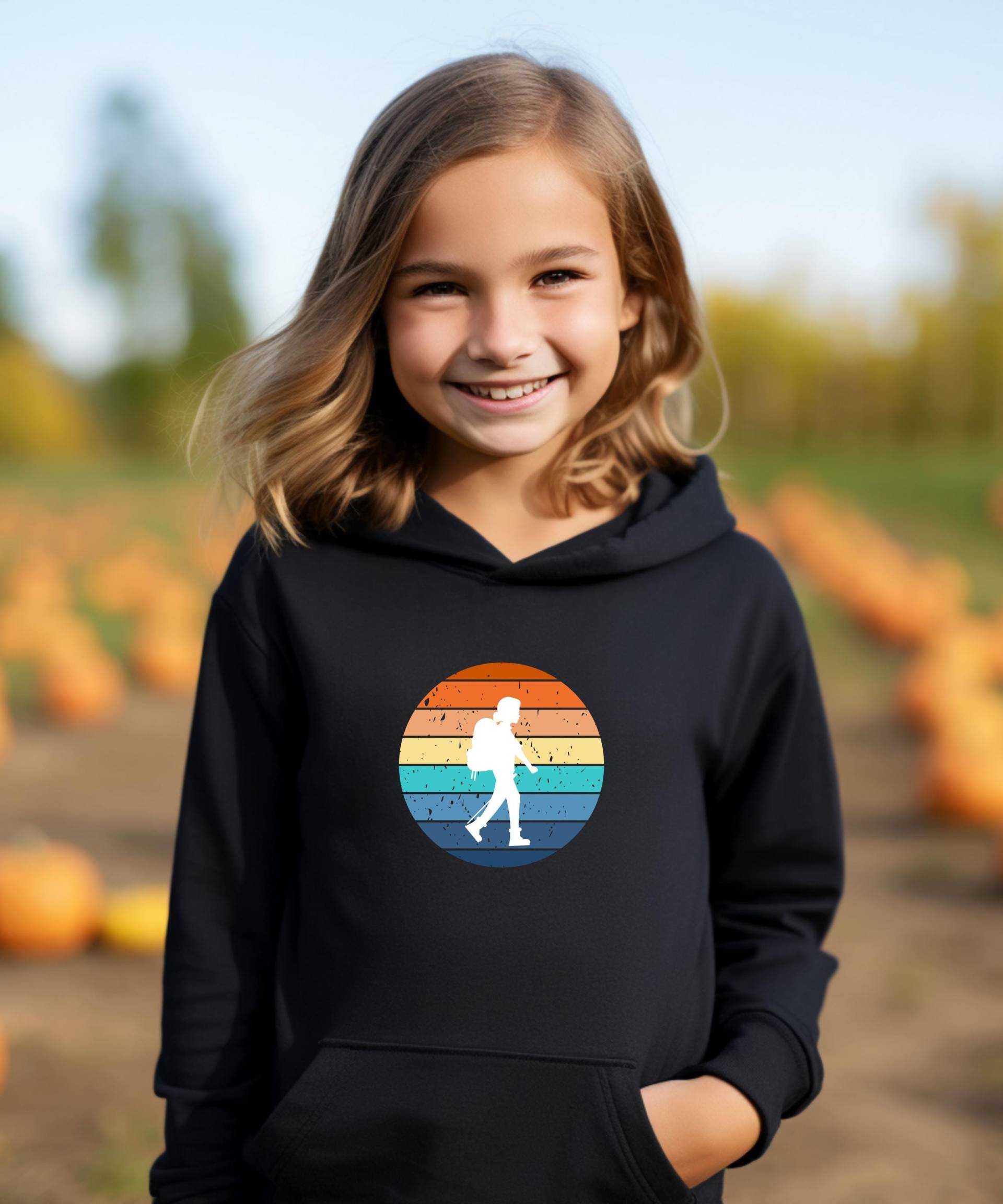 Regenbogen Wanderer Kinder Kapuzenpullover | Hochwertiges Sweatshirt von LittleSummitShop