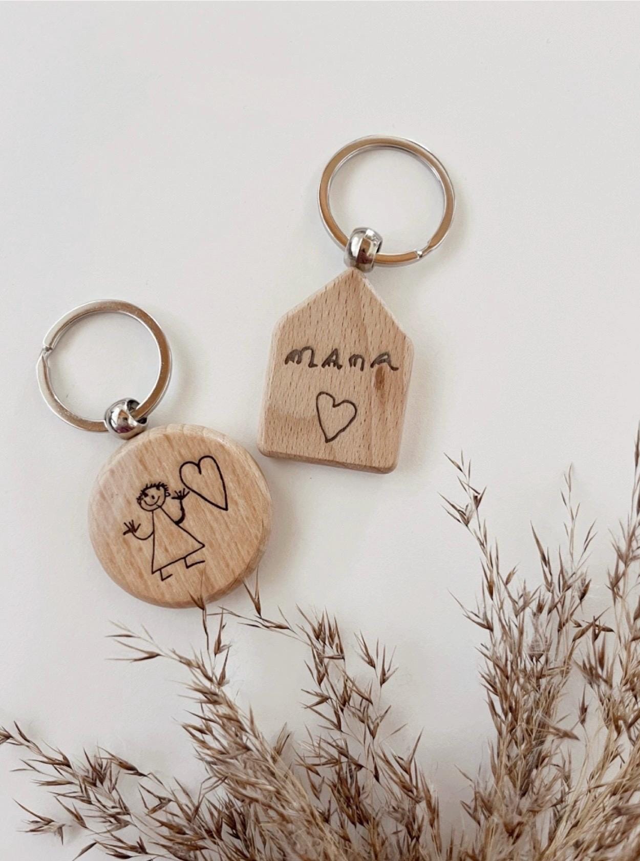 Personalisierter Schlüsselanhänger, Holzanhänger Personalisierter Schlüsselanhänger, Holzanhänger von LittleThingsJK