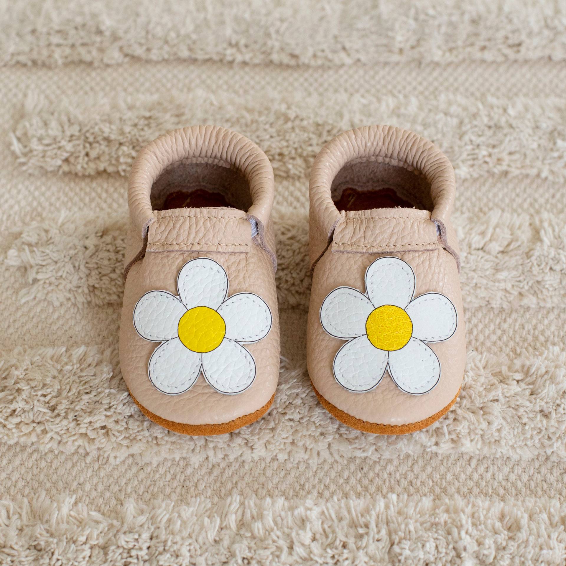 Daisy Leder Baby Mokassins Für Neugeborene, Säuglinge, Kleinkind Mädchen Schuhe Mädchen, Geburtstag Geschenk, Weiche Sohle von LittleandBee