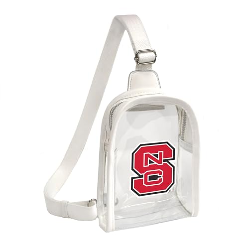 Littlearth Damen NCAA Clear Mini Sling Bag, North Carolina State Wolfpack von Little Earth Productions