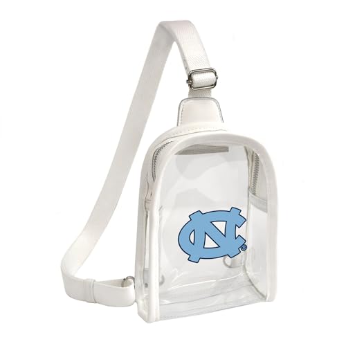 Littlearth Damen NCAA Clear Mini Sling Bag, North Carolina Tar Heels von Little Earth Productions