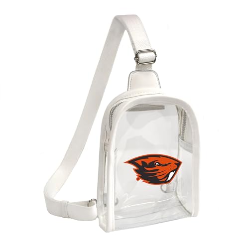 Littlearth Damen NCAA Clear Mini Sling Bag, Oregon State Beavers von Little Earth Productions