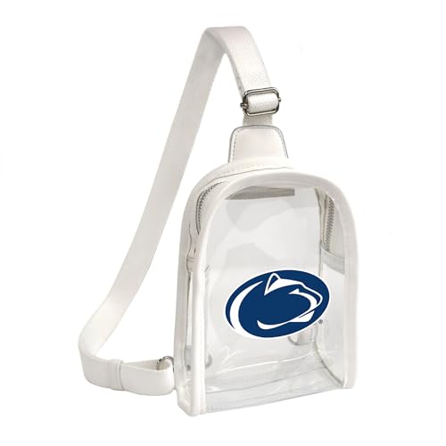 Littlearth Damen NCAA Clear Mini Sling Bag, Penn State Nittany Lions von Little Earth Productions