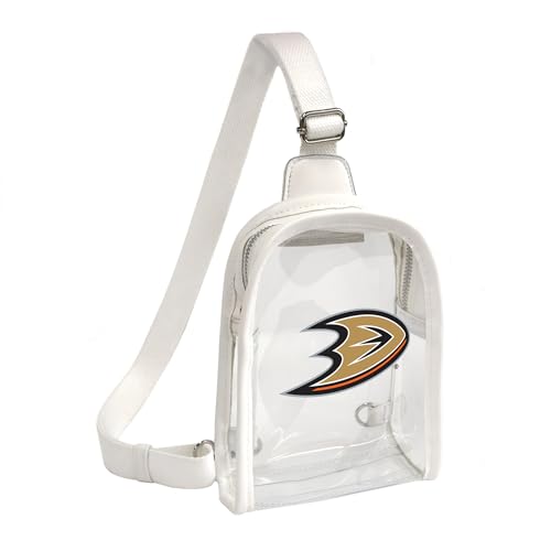 Littlearth Damen NHL Clear Mini Sling Bag, Anaheim Enten von Little Earth Productions