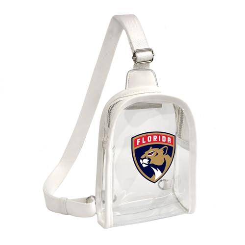 Littlearth Damen NHL Clear Mini Sling Bag, Florida Panthers von Little Earth Productions