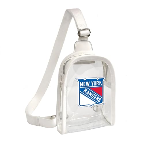 Littlearth Damen NHL Clear Mini Sling Bag, New York Rangers von Little Earth Productions