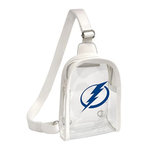 Littlearth Damen NHL Clear Mini Sling Bag, Tampa Bay Lightning von Little Earth Productions