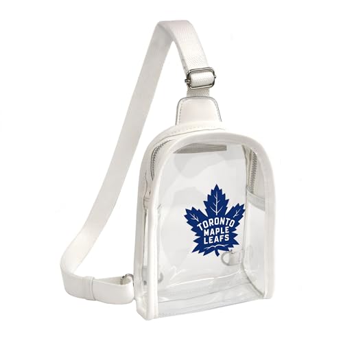Littlearth Damen NHL Clear Mini Sling Bag, Toronto Ahornblätter von Little Earth Productions
