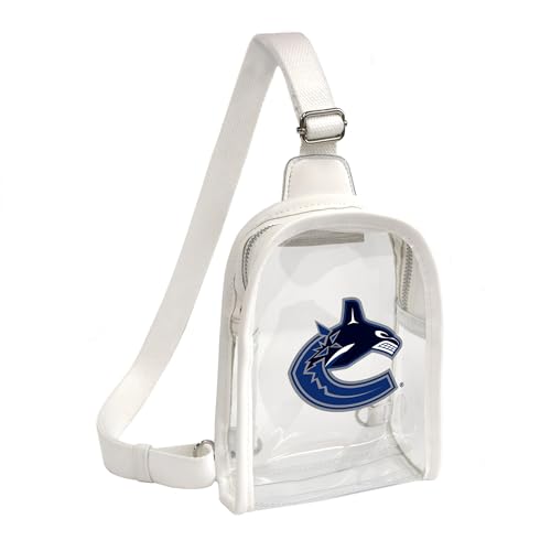 Littlearth Damen NHL Clear Mini Sling Bag, Vancouver Kanuchen von Little Earth Productions