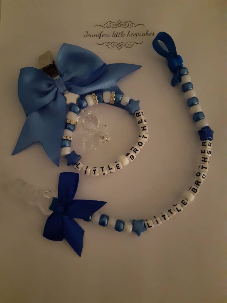 Kreis Kinderwagenanhänger Und Passender Schnullerkette Kreis Kinderwagenanhänger Und Passender Schnullerkette von Littlekeepsakesni