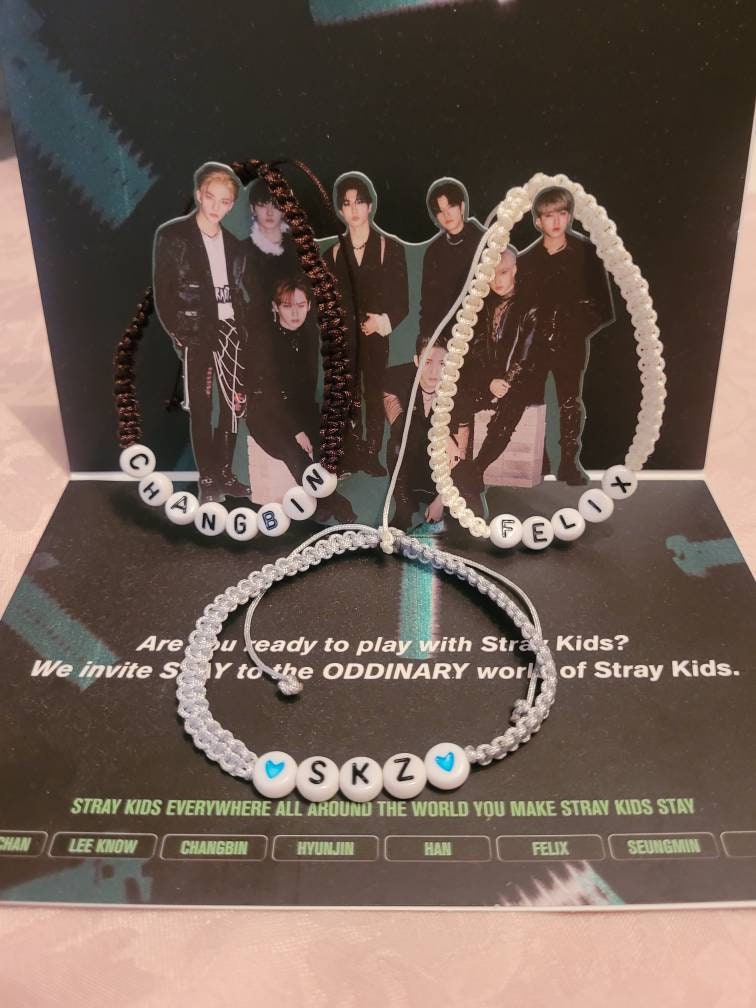 stray Kids Makramee Bracelet stray Kids Makramee Bracelet von Littlekpopworld