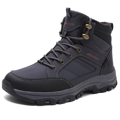 Littleplum Herren Outdoorschuhe Wanderschuhe Wanderstiefel Leichte Trekkingschuhe rutschfeste Knöchel Bergschuhe Sportschuhe, CX Blau, 40 EU von Littleplum