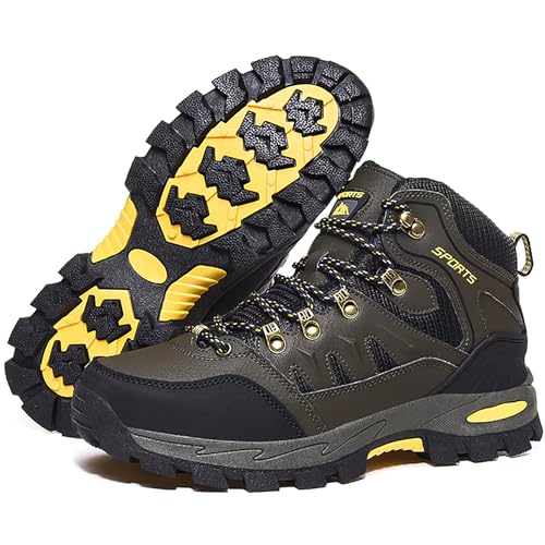 Littleplum Herren Wanderschuhe Winterschuhe Waterproof Wanderstiefel Outdoor Rutschfest High Top Trekkingschuhe,A Grün Schwarz,44 EU Littleplum Herren Wanderschuhe Winterschuhe Waterproof Wanderstiefel Outdoor Rutschfest High Top Trekkingschuhe,A Grün Schwarz,44 EU von Littleplum