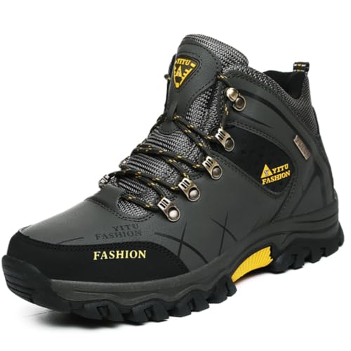 Littleplum Herren Wanderschuhe mit Warm Gefütter Atmungsaktiv Outdoor Trekkingschuhe Rutschfeste Hiking High Top Wanderstiefel Leichte Sportschuhe, A Grün, 41 EU Littleplum Herren Wanderschuhe mit Warm Gefütter Atmungsaktiv Outdoor Trekkingschuhe Rutschfeste Hiking High Top Wanderstiefel Leichte Sportschuhe, A Grün, 41 EU von Littleplum