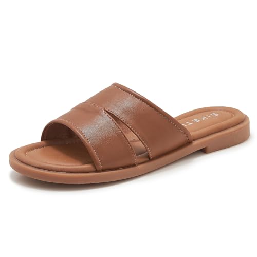 Littleplum Pantoletten Damen Sandalen mit Arch Support Komfortable & Einfach Sandelen fur Damen,Braun,41 EU Littleplum Pantoletten Damen Sandalen mit Arch Support Komfortable & Einfach Sandelen fur Damen,Braun,41 EU von Littleplum