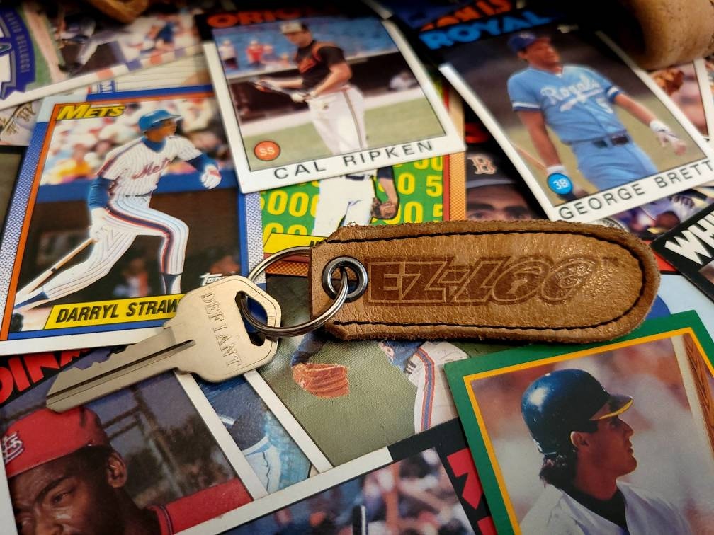 Baseball Handschuh Schlüsselanhänger von LittlesLeatherworks