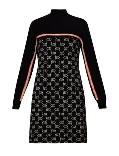 Abito donna Liu Jo in maglia misto viscosa nero/rose gold E25LJ43 TF4227 MS63L A4279 M von Liu Jo