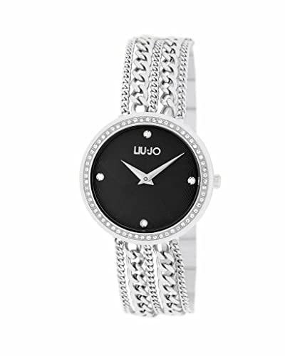 Liu Jo Jeans Damen Analog Quarz Uhr mit Edelstahl Armband TLJ1830 von Liu Jo