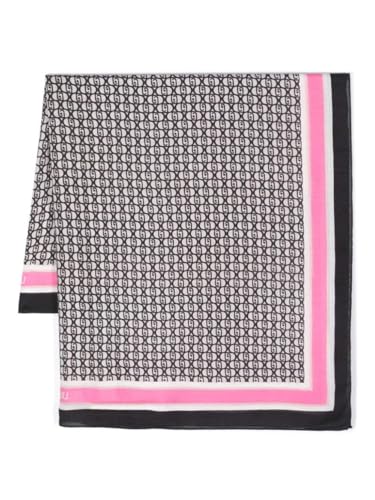 LIU JO Halstuch, gemustert, 120 x 120 cm., Schwarz, Einheitsgröße von Liu Jo