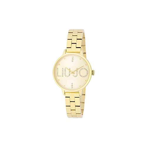 LIU JO Damen Analog Quarz Uhr mit Legierter Stahl Armband TLJ2040 von LIU JO
