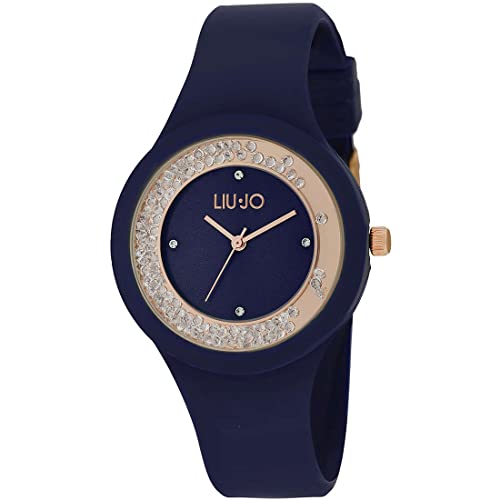 Liu Jo Jeans Damen Analog Quarz Uhr mit Silikon Armband TLJ1761 von Liu Jo