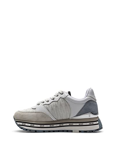 Liu Jo Low Sneaker Maxi Wonder, 11-Deutsch:37, Color:Weiss-Kombi von Liu Jo