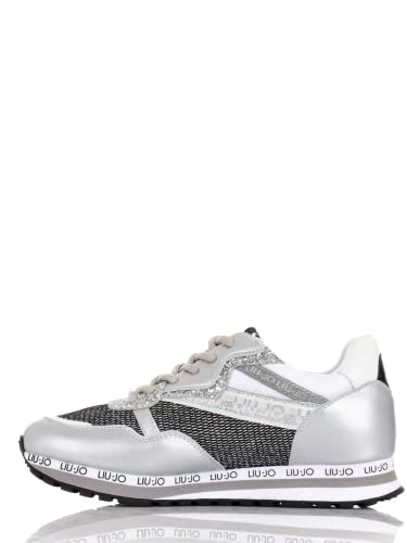 Scarpe donna-bambina Liu-Jo sneaker Wonder 8 silver ZS22LJ03 4A2451 35 von Liu Jo