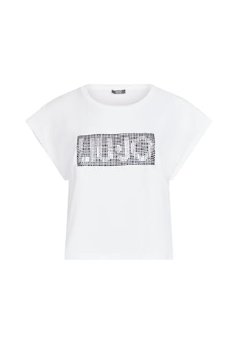 T-Shirt Donna LIU Jo Bianco/Strass ES25LJ17 VA5151 JS923 M von Liu Jo