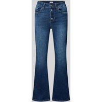 Liu Jo White Bootcut Jeans im 5-Pocket-Design Modell 'PRINCESS' in Dunkelblau, Größe 28 von Liu Jo White
