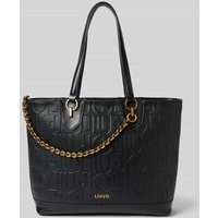 Liu Jo White Handtasche mit Label-Applikation Modell 'ADONIDE' in Black, Größe 1 Liu Jo White Handtasche mit Label-Applikation Modell 'ADONIDE' in Black, Größe 1 von Liu Jo White
