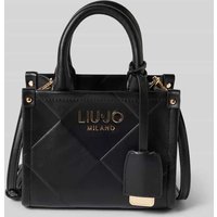 Liu Jo White Handtasche mit Label-Applikation Modell 'RIDHI' in Black, Größe 1 von Liu Jo White