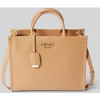 Liu Jo White Handtasche mit Label-Applikation Modell 'RIDHI' in Camel, Größe 1 von Liu Jo White