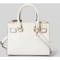 Liu Jo White Handtasche mit Label-Detail Modell 'HALONA' in Offwhite, Größe 1 von Liu Jo White