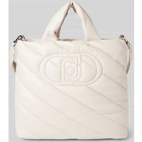 Liu Jo White Handtasche mit Label-Stitching Modell 'FELCE ESC' in Stein, Größe 1 von Liu Jo White
