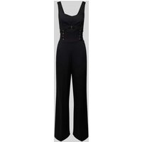 Liu Jo White Jumpsuit mit Cut Out in Black, Größe 28 von Liu Jo White