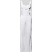 Liu Jo White Jumpsuit mit Cut Out in Offwhite, Größe 28 von Liu Jo White