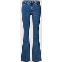 Liu Jo White Regular Fit Jeans im 5-Pocket-Design Modell 'BEAT' in Blau, Größe 27 von Liu Jo White