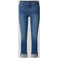 Liu Jo White Regular Fit Jeans im 5-Pocket-Design Modell 'MONROE' in Dunkelblau, Größe 30 von Liu Jo White