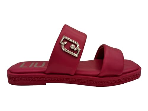 Iman 01 Liu Jo Flache Sandalen aus Leder, Magenta S1699, 37 EU Iman 01 Liu Jo Flache Sandalen aus Leder, Magenta S1699, 37 EU von Liu Jo Jeans
