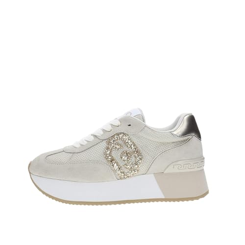 LIU JO Damen Low Sneaker Dreamy 02 Beige Synthetik, Leder & Textil 39 von Liu Jo