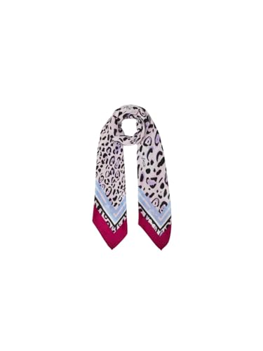 LIU JO Halstuch Tier Leopard mit Logo 120x120cm Undefiniert 92434 Fuchsia, fuchsia, 120 x 120 cm von Liu Jo